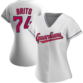 Authentic Juan Brito Women's Cleveland Guardians Home Jersey - White