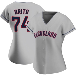 Authentic Juan Brito Women's Cleveland Guardians Road Jersey - Gray