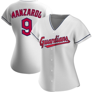 Authentic Kyle Manzardo Women's Cleveland Guardians Home Jersey - White