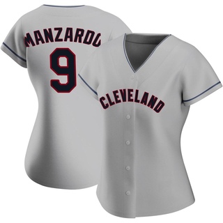 Authentic Kyle Manzardo Women's Cleveland Guardians Road Jersey - Gray