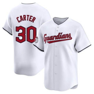 Limited Joe Carter Men's Cleveland Guardians Home Jersey - White