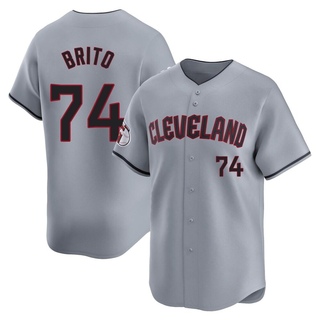 Limited Juan Brito Men's Cleveland Guardians Road Jersey - Gray