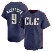 Limited Kyle Manzardo Men's Cleveland Guardians 2024 City Connect Jersey - Navy