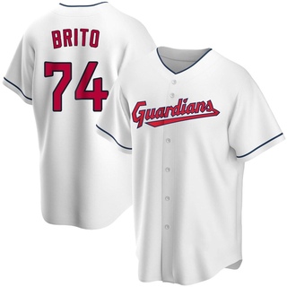 Replica Juan Brito Youth Cleveland Guardians Home Jersey - White