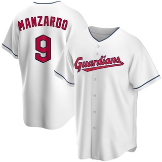 Replica Kyle Manzardo Men's Cleveland Guardians Home Jersey - White