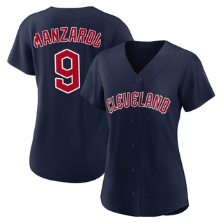 Replica Kyle Manzardo Women's Cleveland Guardians Alternate Jersey - Navy