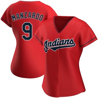 Replica Kyle Manzardo Women's Cleveland Guardians Alternate Jersey - Red