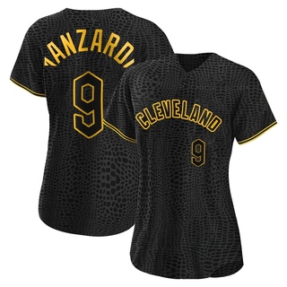 Replica Kyle Manzardo Women's Cleveland Guardians Snake Skin City Jersey - Black