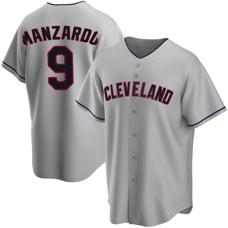 Replica Kyle Manzardo Youth Cleveland Guardians Road Jersey - Gray