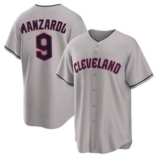 Replica Kyle Manzardo Youth Cleveland Guardians Road Jersey - Gray