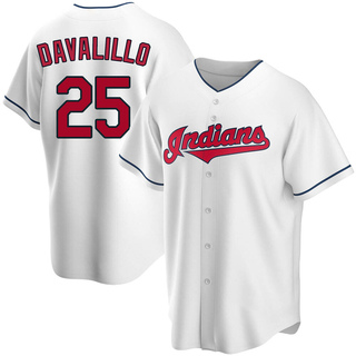 Replica Vic Davalillo Youth Cleveland Guardians Home Jersey - White